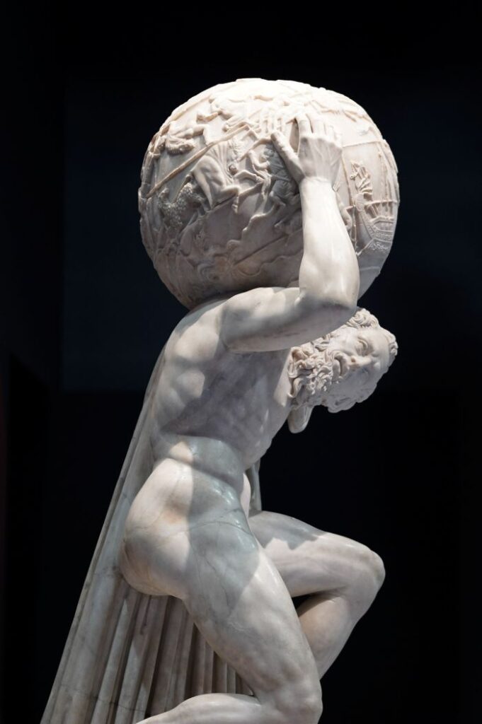 The Farnese Atlas, The Italy Pavilion at Expo 2025 Osaka, photo by Yuki Seli