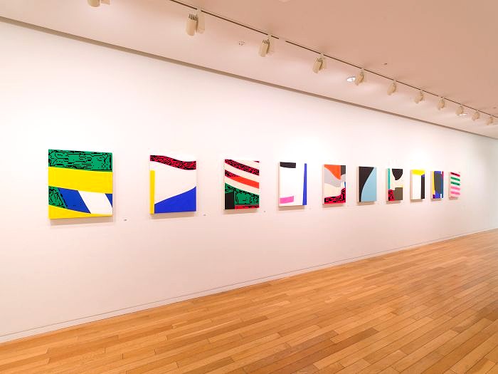 今井俊介「スカートと⾵景」東京オペラシティアートギャラリー 展覧会風景 photo by Kei Okano