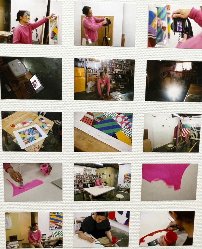 今井俊介《untitled》制作風景 部分photo by APT