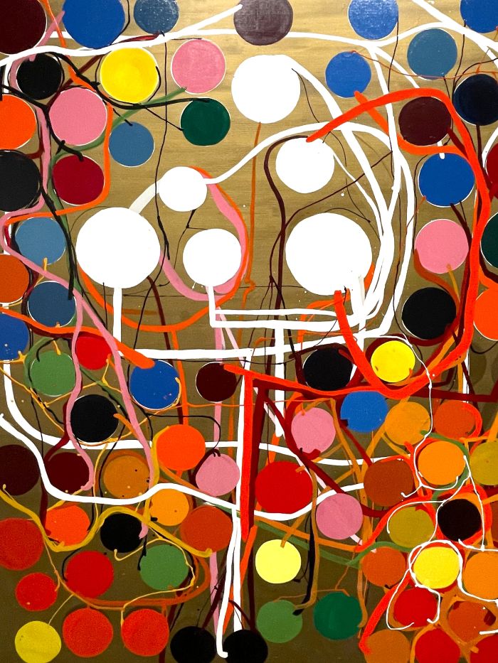 田中敦子《金のWork A》1962 部分 photo by APT